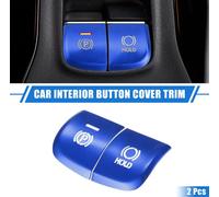 2pcs Frein Main Bouton Couvercle Garniture Compatible pour Toyota Corolla , Bleu