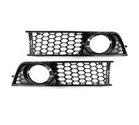 2pcs Front Fog Light Grilles Covers 8E0807681 8E0807682 Fit for A4 B6 Sedan 01-05 Auto Parts