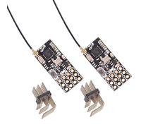 2pcs Fs2a 4ch Afhds 2a Mini Récepteur Compatible Sortie Pwm Pour I6 I6x I6s / Fs-I6 Fs-I6x Fs-I6s Transmetteur