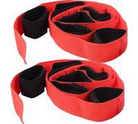 2PCS Fun Outdoor Sports 6 -Legged -Bandes de course Géant Spystp Nylon -Constructeur de ceinture -Tramway -Activité