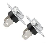 2PCS Fusible Thermostat DC47-00016A pour Sèche-Linge pour samsung - Pièce Rechange Haute Température Acier Inoxydable Installation pour facile Sécurité Anti-Surchauffe Compatible Modèles Divers