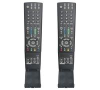 2Pcs GA586WJSA Remplacer la Télécommande adaptée à Sharp Aquos TV LC-32DH65S LC-32G20 LC-32XL8S LC-42DH77S LC-46DH65E LC-37DH66E LC-37DH65S LC-37G20 LC-40DH77E LC-42G20 LC-46DH65S LC-46X20S LC-52DH65S