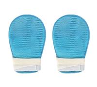2pcs Gant de Contention Fixe à Main Patient Empêche Rayures Gants de Contrôle de Main de Sécurité