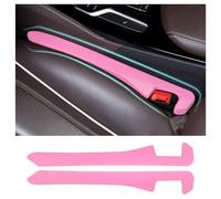 2PCS Gap Filler Pad pour Siège Auto,Multifonctionnel Rangement Siege Voiture Remplisseur,Universel Accessoire Voiture Interieur Gap Filler pour Voiture,Camion,SUV (Rose)