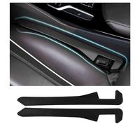 2PCS Gap Filler Pad pour Siège Auto,Multifonctionnel Rangement Siege Voiture Remplisseur,Universel Accessoire Voiture Interieur Gap Filler pour Voiture,Camion,SUV (Noir)