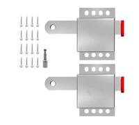 2pcs Garage Door Lock 1Set With Self-Tapping Screws Inside Deadlock Heavy Duty For Most Doors Pour Porte