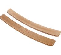 2pcs gekrümmte Kartenhalter für Kinder Senioren Erwachsene Massive Holzschalen Rack Organizer Bridge Canasta Strategiekarte spielen