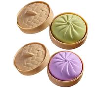 2Pcs Giant Glitter Dumpling Giant Dumpling Squishy Mega Rainbow Dumplings Large Stress Relief Sen ACCESSOIRES FABRICATION MAISON