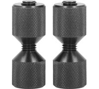 2pcs Goupille d'alignement de bride Anodize aluminium 1-1/8 pouce double trou -goupilles pour 0,5 à 14 pouces 150 lb brides noir réglé
