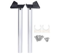 2pcs Gouttière D'eau de Pluie à Effet de Serre, Gouttière de Pluie à Effet de Serre Draine le Kit de Drainage des Eaux de Pluie en Argent