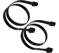 2pcs Graphics Card Power Cables for Corsair,Total Length 60cm 8 Pin Compatible with Corsair Blocks Type 3 and Type 4 Not Compatible with EVGA Power Supplies (Black)