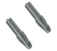 2Pcs Gray Eyebrow Pencil Sharpener, Shape, Portable for Travel and Home Use