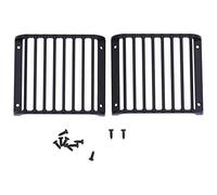 2Pcs Grille de Protection de Lampe, Grille de Phare Avant en métal pour Garde de Lampe RC avec Ajustement vissé pour véhicule sur chenilles TRX-4 RC