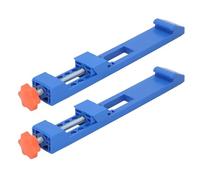 2pcs Guide de base de machine de coupe réglable Scies électriques Saw ABS Position de fraisage Position de serrage outil de travail du bois pour 4 pouces 6 pouces Machines
