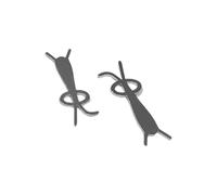 2pcs Guides Métalliques En Forme De Lapins Pour Outil D'oeil Ou D'oeil Des Ongles Magnétiques Professionnels Accessoire Art Gel Polonais Magnétique La Conception De Vernis En Gel