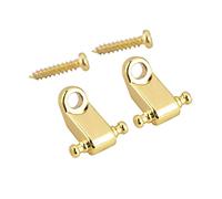 2Pcs Guitar String Retainer, retenue de corde de guitare avec Vis Accessoire pour Guitare Électrique Basse(Or)
