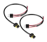 2pcs H4 Sockets à 9006 ampoules câble adaptateur de conversion de faisceau antibrouillard phare