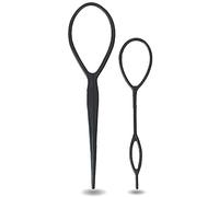 2Pcs Hair Braid Accessories Tail Styling Maker Clip French Braid Tool Magic Topsy Tail Loop Hair Kitwomen black Nice processing