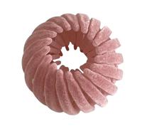 2pcs Hair Donuts For Buns, Velvet Bird Nest En Forme De Cheveux Coiffes, Pour Fabriquer Des Queues De Cheval, Du Et De L'épingle À Cheveux Pour De Longs Cheveux Raides Bouclés Courts