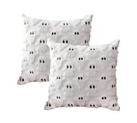 2pcs Halloween Housse de Coussin,Taie d'oreiller Fantôme d'halloween,Halloween Décoration Fantôme,Décorations d'halloween,Convient pour la Décoration d'halloween pour Créer Une Atmosphère d'horreur