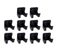 2PCS Hammer Rack Plastic Black Wall Mount Holder | 2PCS Hammer Rack Plastic Black Wall Mount Holder Offers Rust Space Saving Organization
