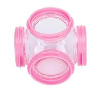 2pcs Hamster DIY Pipeline Tunnel avec Conception I-Slip et Joints en Caoutchouc Ible pour Animaux de Compagnie SM (Pink)