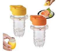 2Pcs Handheld Lemon Squeezer, Small Screw Top Lemon Juicer Squeezer Manual for Kitchen Restaurant Bar