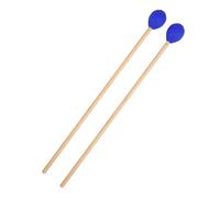2pcs Handle De Bois Boule Laine Drumstick Marimba Percussion Instrument Musique Accessoires Pour Les D'entraînement Débutants