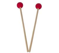 2pcs Handle De Bois Boule Laine Drumstick Marimba Percussion Instrument Musique Accessoires Pour Les D'entraînement Débutants