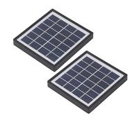 2pcs Haute Efficacité 5W Charges Solaires Alimentation Électrique USB Légère pour Smartphones Activité Extérieure Voyage Essential USB Outdoor Charges Solaires
