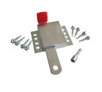 2pcs Heavy Duty Inside Deadlock, Galvanized Steel Garage Door Slide Lock for Most Doors, Locking Sliding Latch for Manual Open Pour Porte
