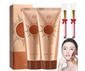 2Pcs Herbal Spots Peel-Off Facial Mask,Face Liftmask Skin Tightening, Deep Nourishment & Pore Tightening For All Skin