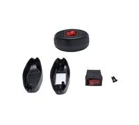 2pcs High Current Rocker Switch with Red Light 3 Pin On Off AC Power Switch NWPNLXEA