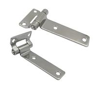 2pcs Hinges En Acier Résistant À L'érosion Haute Capacité De Chargement Forte Charnières Pour Les Conteneurs D'expédition Et L'entretien Des Meubles Sans Matériel De Conteneur