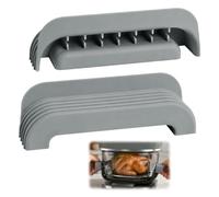 2Pcs Housse De Poignée En Silicone Pour Ninja Crispi, Manche Anti-Dérapant Pour Friteuse À Air Ninja Crispi, Cuisson, Compatible Avec Récipient En Verre 2.5/4/6 QT
