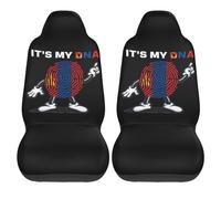2Pcs Housse De Siège Voiture Universel C'est Mon Adn Mongolie Housse De Siège De Voiture Anti-Dérapant Lavable Couverture De Selle Avant, pour Camions, Voitures, Camionnettes