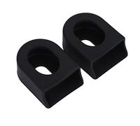 2Pcs Housse Protection de Manivelle à Bras Protecteur de Pédalier Vélo VTT en Plastique Universel pour Vélos de Route Vélos de Montagne ( Couleur : Noir )