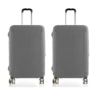 2pcs Housse Protection Valise,Housse De Protection pour Bagages,Elastique Housse De Valise Luggage Cover (Gris,S :18-20 inch Luggage Case)