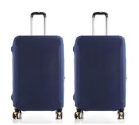 2pcs Housse Protection Valise,Housse De Protection pour Bagages,Elastique Housse De Valise Luggage Cover (Bleu Marine, XL :29-32 inch Luggage Case)