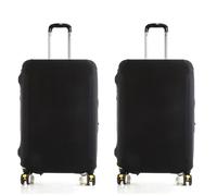 2pcs Housse Protection Valise,Housse De Protection pour Bagages,Elastique Housse De Valise Luggage Cover (Noir, XL :29-32 inch Luggage Case)