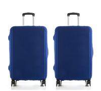 2pcs Housse Protection Valise,Housse De Protection pour Bagages,Elastique Housse De Valise Luggage Cover (Bleu,S :18-20 inch Luggage Case)