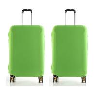 2pcs Housse Protection Valise,Housse De Protection pour Bagages,Elastique Housse De Valise Luggage Cover (Vert,L :26-28 inch Luggage Case)