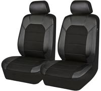 2Pcs Housse Siege Voiture pour Citroen C3/e-C3 (Seit 2024)/C-Elysée (Seit 2017), Confortable Respirant Protection Couvre Sieges siège Avant Protections Accessoires,Black