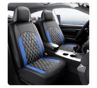 2pcs Housses de siège Auto, pour VW Passat B8 2014-2024 Housses De Siège De Voiture en Cuir Imperméable Ensembles Housses De Siège Avant,D Blue