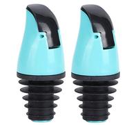 2pcs huile d'olive Verser le bec, la bouteille d'alcool Verser les becs avec le distributeur de bouteille de distributeur d'huile d'olive. (Bleu clair)