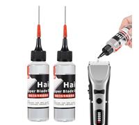 2pcs Huile Lubrifiante - 60ml Huile Pour Tondeuse À Cheveux, HuileDe Lubrification Pour Tondeuse À Cheveux, D'huilePour Tondeuses, HuileTondeuse Barbe Réduit La Friction Pour Tondeuses ÀCheveux