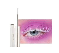 2pcs Imperméable à L'eau Mascara Eyelash Primer, Mascara Cils Volumineux Extra Longs En Fibres Colorées, Charmant Mascara Longue Durée, Volume, Courbure (02# White)