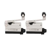 2Pcs Interrupteur Fin De Course,Micro Interrupteur De Fin De Course,Interrupteur De Contact à Levier à Rouleau 200OF 60RF 11PT 3OT 2.4MD 50 1.2OP NO NC 250 V AC,Pour le Traitement Mécanique