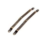 2Pcs Iron Furniture Hinge Antique Bronze Lid Support Hinges For Box Jewelry Chest Cabinet Door Kitchen Cupboard Stays(145x84x11)