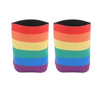 2Pcs Isolés En Néoprène Peut Manches Mince Bière Peut Refroidisseurs Boisson Manches Réutilisable Tasse Couverture pour Bière Soda Canettes